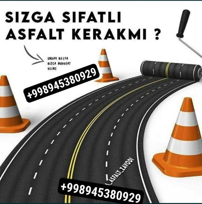 Asfalt xizmati O'zbekiston buylab Асфальт хизмати