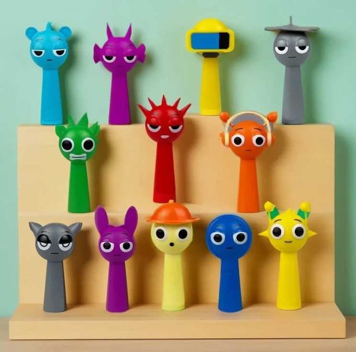 Игровой набор Спрунки Sprunki 12 шт 6-8см пластик, доставка