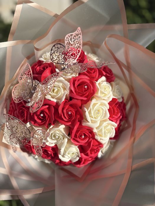 Buchete trandafiri sapun