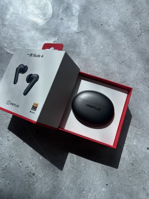новые наушники oneplus buds 4 черные