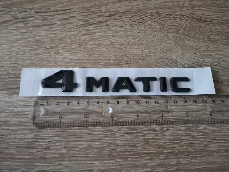 черен надпис Mercedes Benz 4matic