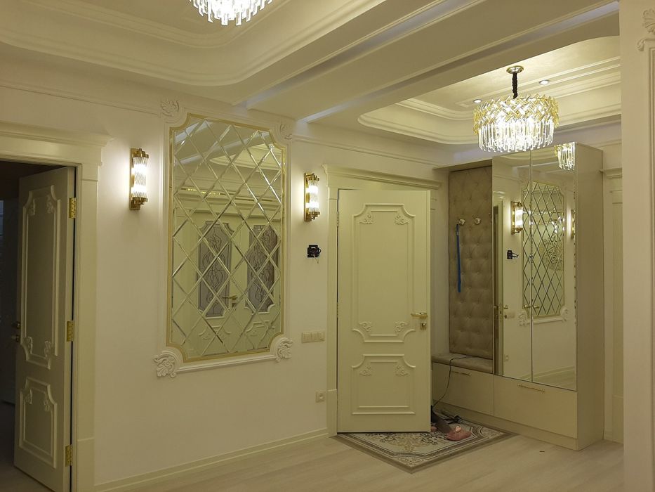 Gipsakarton. Malyarka. Kafel. Tarket. Plastik qilamiz