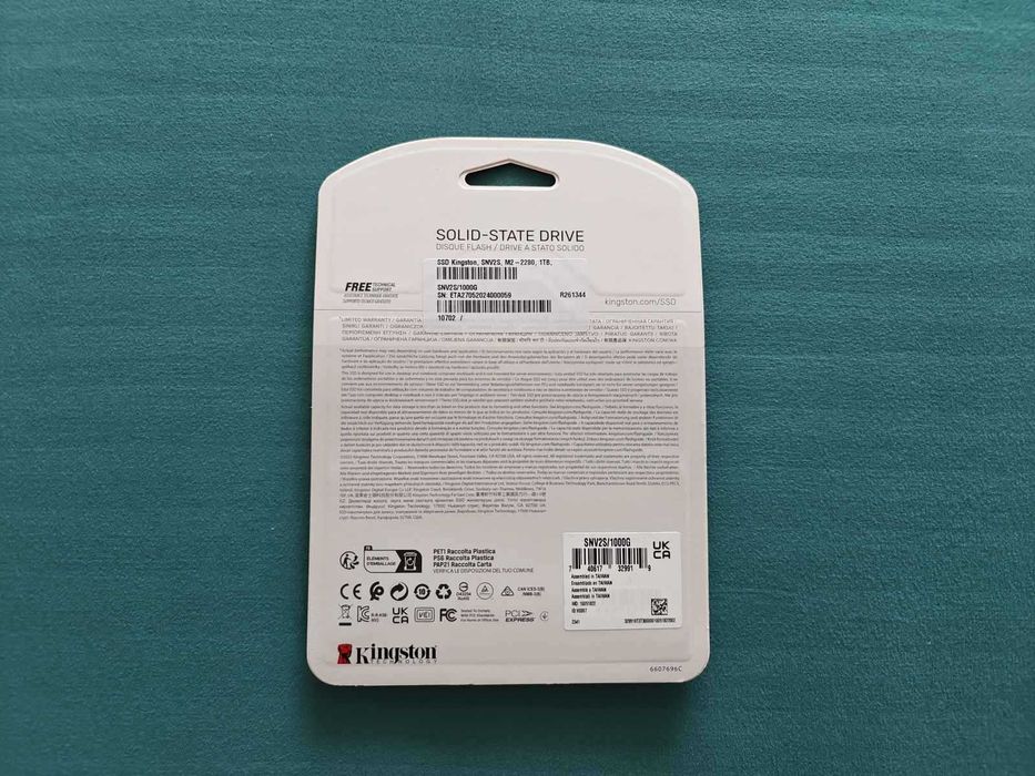 SSD 1TB M.2 Nvme Pci Express 3.0 Kingston NV2 slot m.2 Nou Sigilat