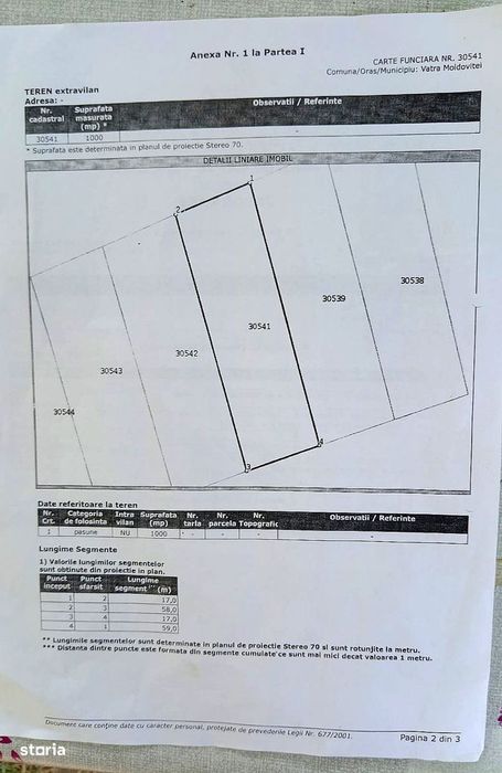 TEREN INTRAVILAN 2000 mp – 32 m la drum – Acces DN17A, BUCOVINA!