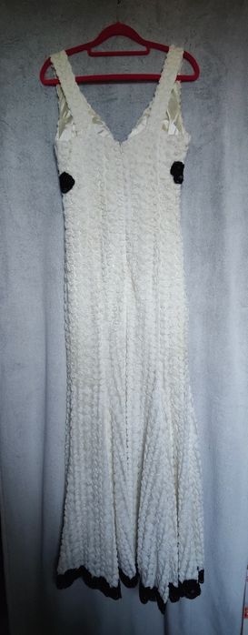 Rochie lungă de seară albă S/M