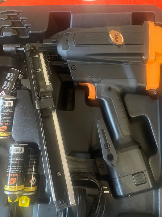 Pistol de cuie pe gaz TJEP HA-35 GAS 2G, set complet profesional