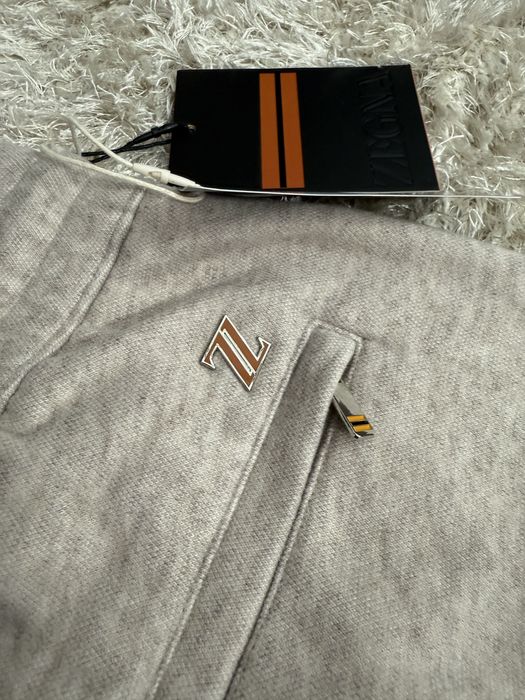 Pantaloni casual Zegna din lana colectie noua Premium