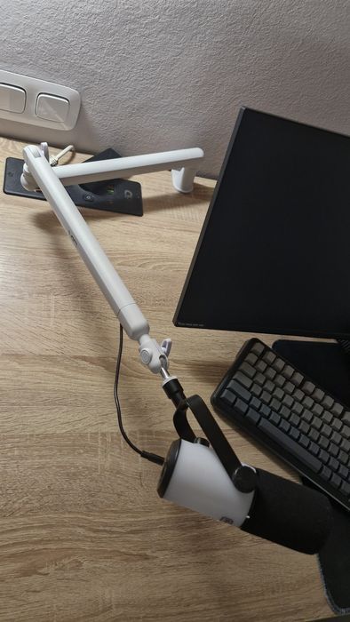 микрофон PowerHub M02+пантограф fifine bm88 белый