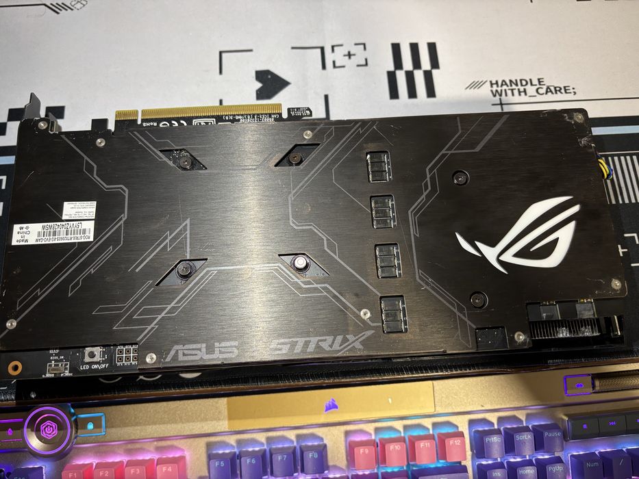 Placa video Nvida ASUS ROG Strix Geforce RTX 2060 Super OC 8GB GDDR6