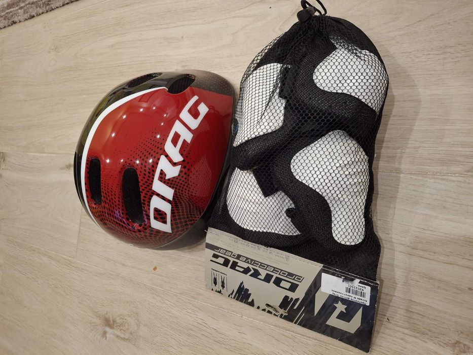 Детска каска и наколенки за колело