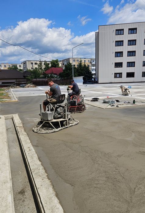 Beton Elicopterizat finisat mecanic