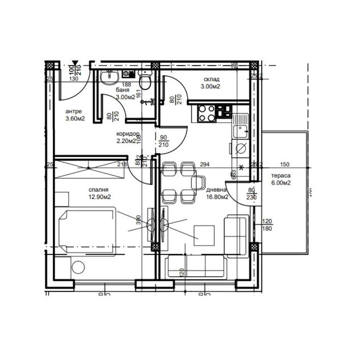 БЕЗ КОМИСИОНА! Двустаен апартамент - кв. Беломорски