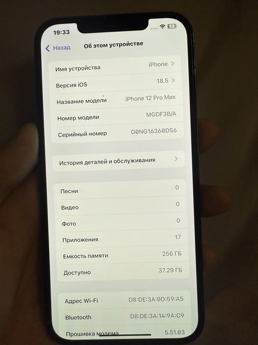 Iphone 12 pro max 256 gb