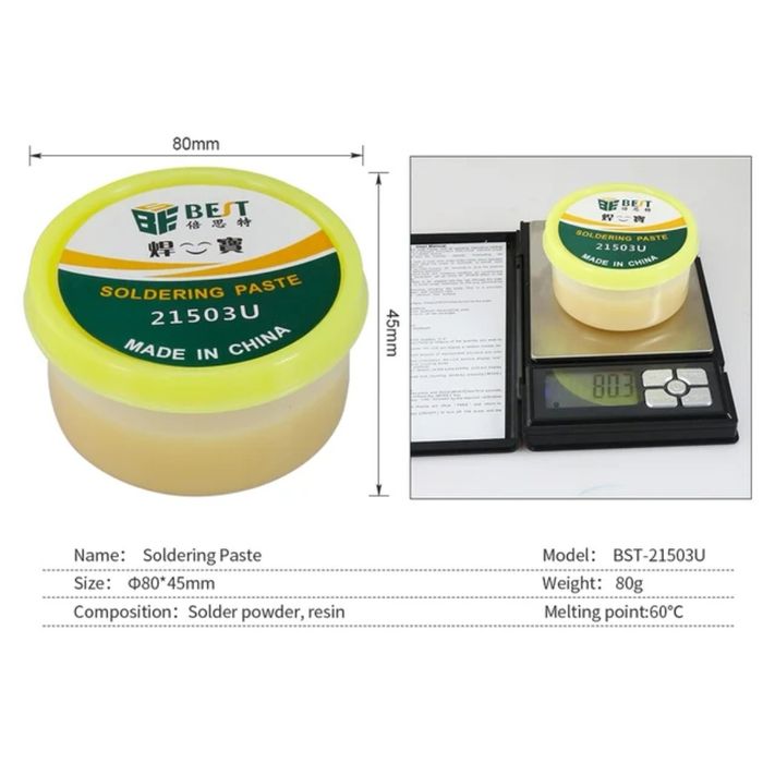 Паста флукс за запояване bst 21503U 80 гр.