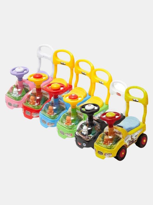 Детская машина толокар "мишка"