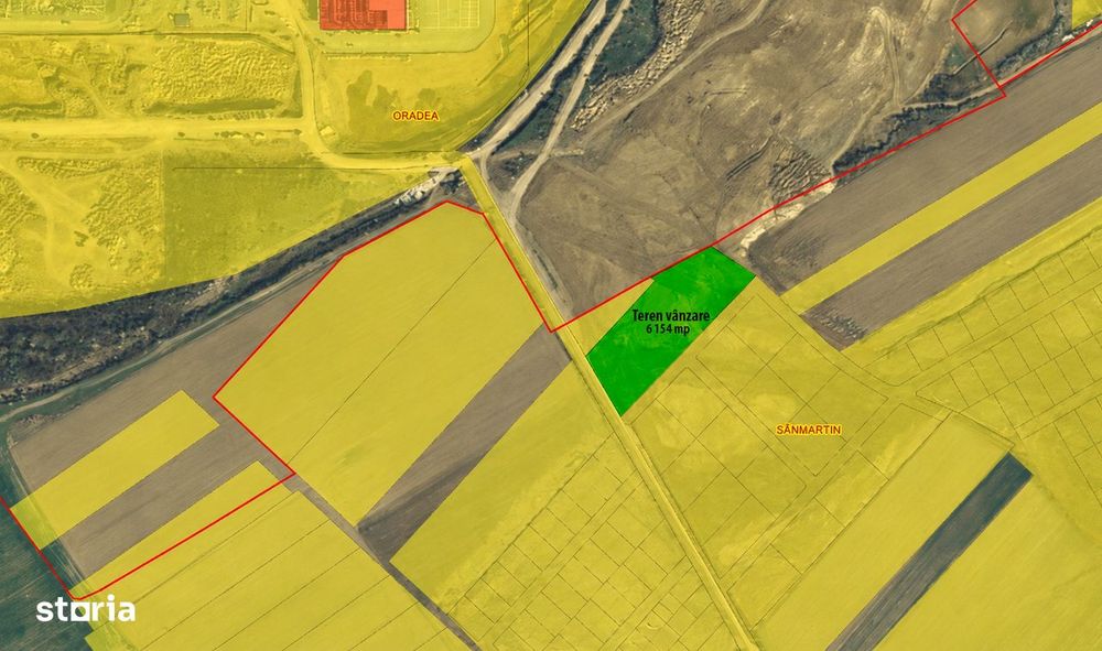 Teren 6.154 mp Sânmartin/Rontău – 2 km de Centura Oradea