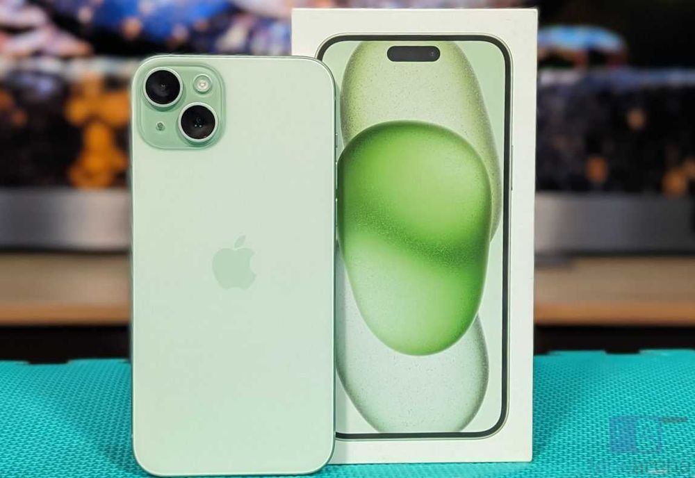 Iphone 15 green 128gb, 100% battery