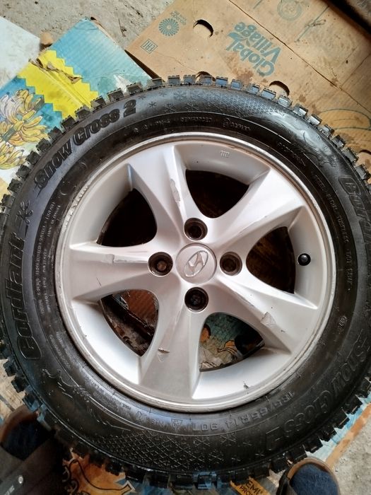 Диски с шинами hundai