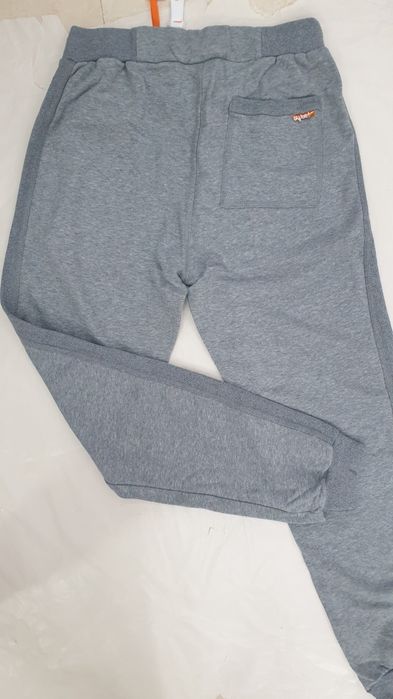Pantaloni bumbac dens Superdry  L/ gri OFERTA