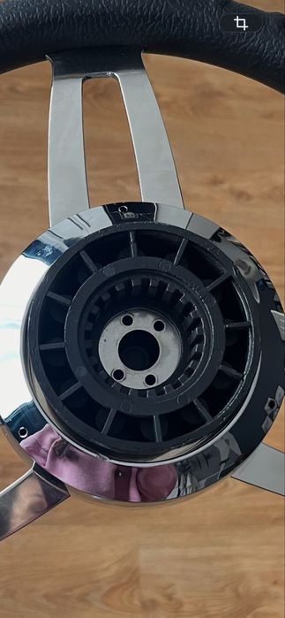 Volan barcă Uflex Morosini 350mm inox + crom