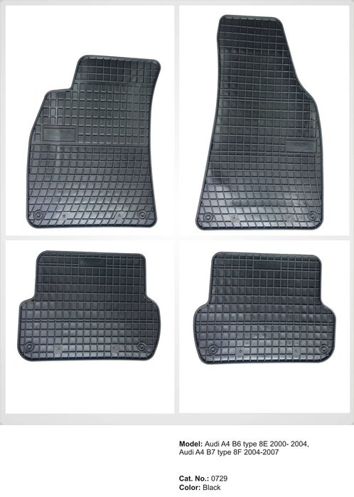 Covoare cauciuc AUDI A4 B6 typ8E 2000-2004