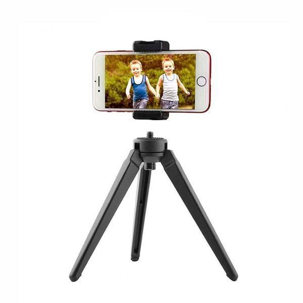 Трипод GARV Heavy Duty, Алуминий, Адаптер за GoPro и телефон, Черен