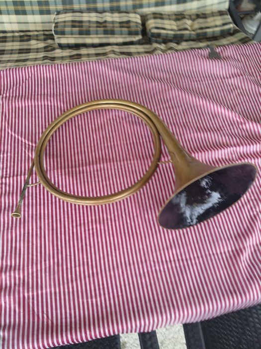 Продавам Англииска медна ловна тръба антикварна