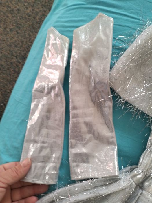 Платье детское снежинка