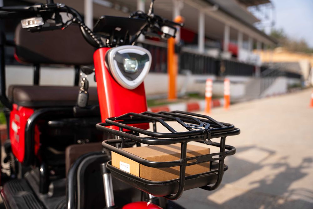 Triciclu electric KUBA GRAPE 15, 500 W, Viteza max 25 km/h