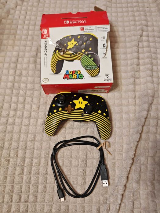 Turtle Beach Rematch Wireless Controller Super Mario Star – Nintendo Switch