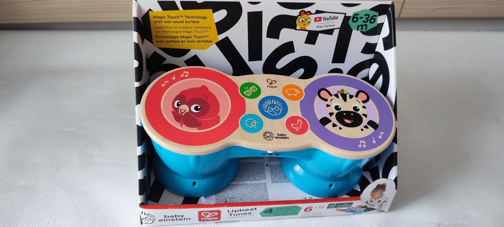 HAPE BABY EINSTEIN Сензорен барабан с весели мелодии, 6+М