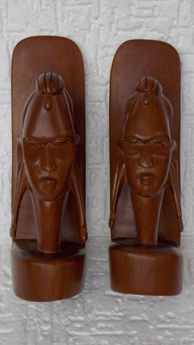 opritor carti raft biblioteca statueta sculptura lemn arta veche