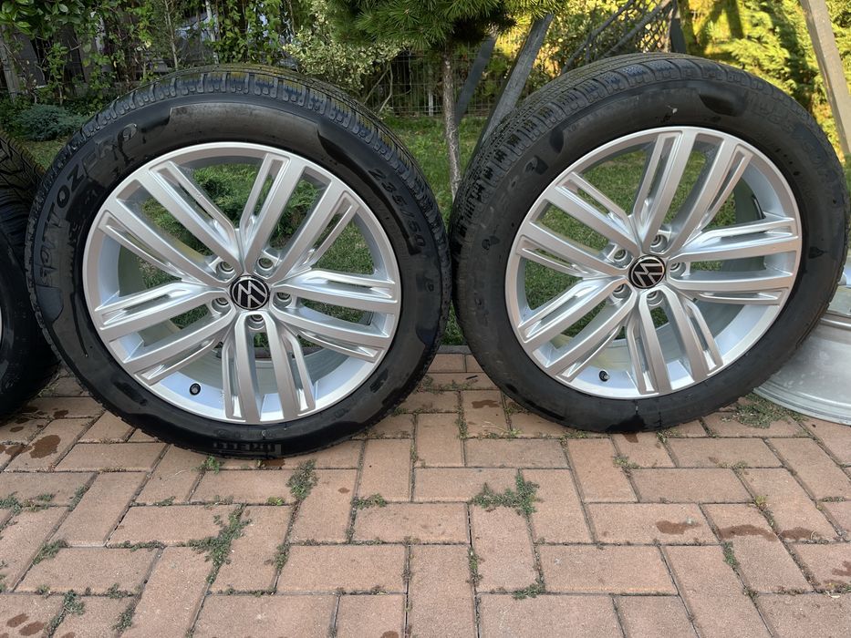 Jante 5x112 R19 VW Tiguan/Passat/Audi/Skoda Anvelope 235/50/19 Hankook 2024,Senzori presiune roti inclusi