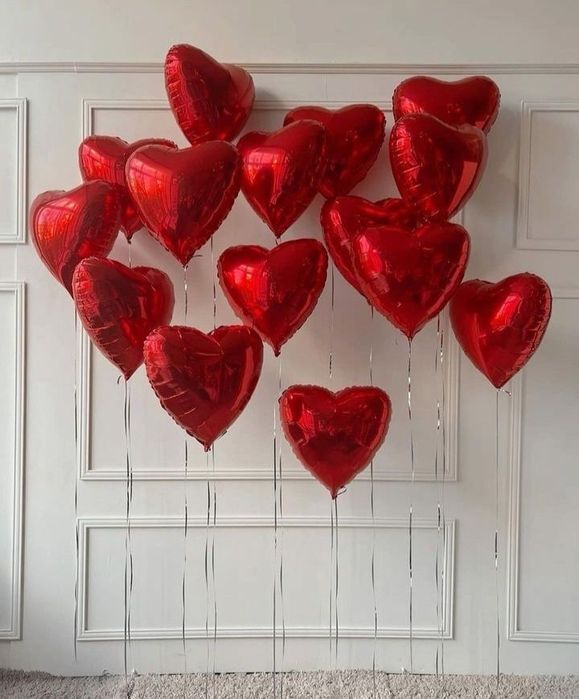 Шары сердца к 14 февраля