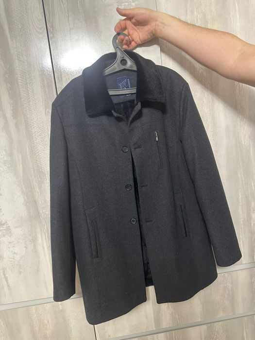 Пальто, кожанная мужская куртка