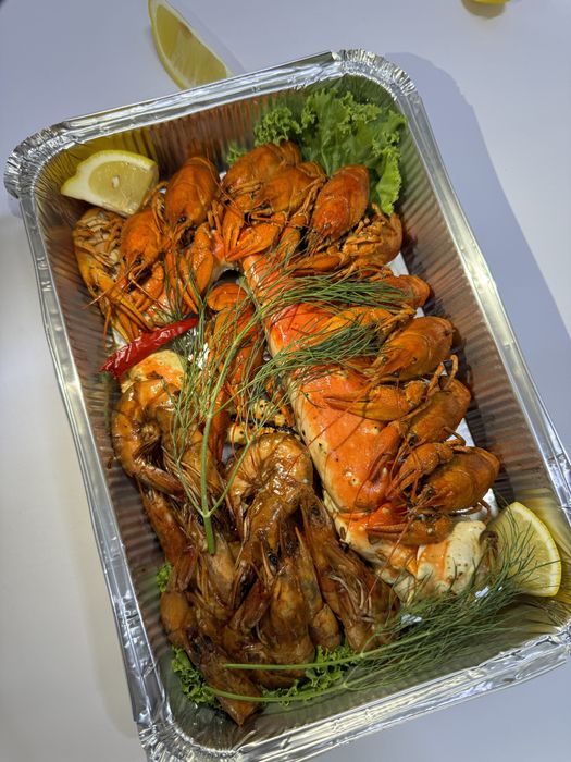 Морские сеты, раки, креветки