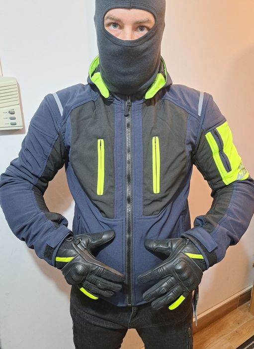 Geaca moto Softshell Lima Grey cu protectii marimi M, L, XL, 2XL, Noua