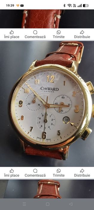 Ceas Berios Chronograph Telemeter Valjoux 7765