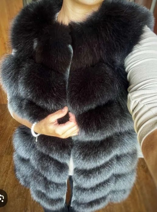 Жилет из натурального меха