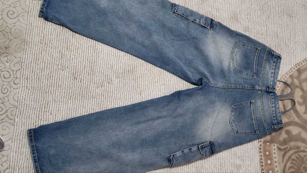Джинсы карго. Состояние идеальное