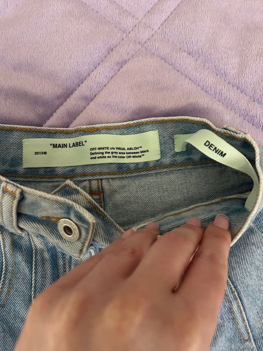 Off-white оригинална дънкова пола