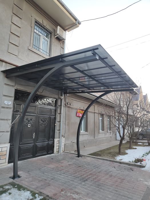 Изготовление навесов из лексана