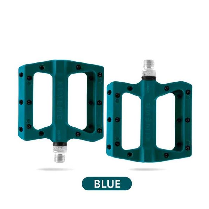 Композитни педали за велосипед, Машинни лагери, Пинове, Плоски, Цветни