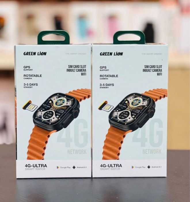 Green lion smart watch • классик • спортивный • амолед • сим картой