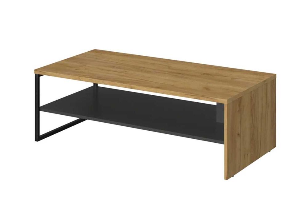 Холна маса Дъб Артисан черен мат