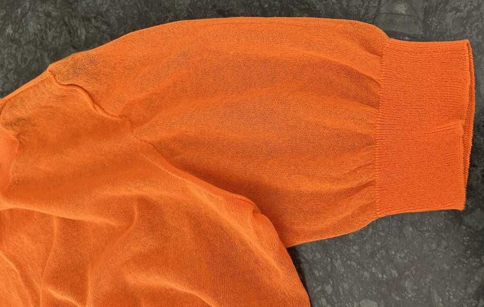 Блуза с къс ръкав MaxMara Studio Cotton organza jumper, размер L