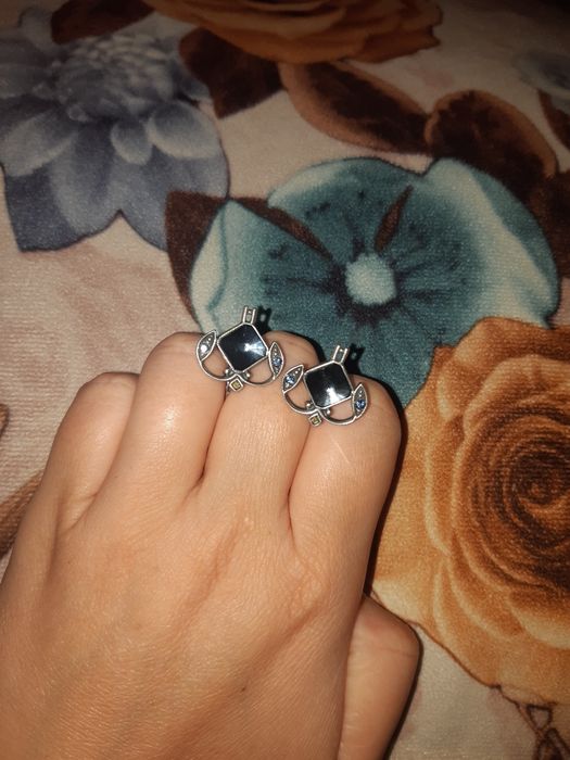 Серьги серебро 925