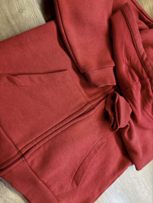 Set Hanorac + pantaloni din molton, H&M, marimea 110/116 (4-6 ani)