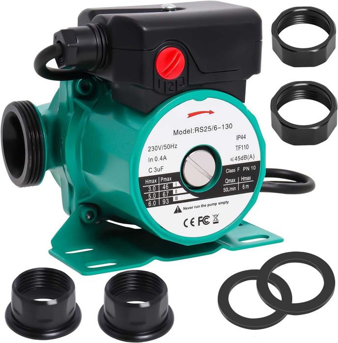 Pompa recirculare Poweka, RS25/6-130, 46/67/93W