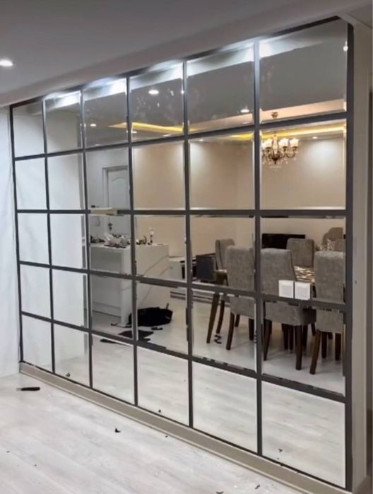 Orgsteklo potolok, va romb oynalar xizmati